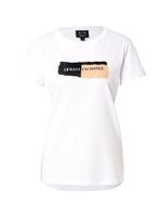 ARMANI EXCHANGE Majica  bež / crna / bijela