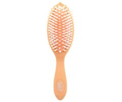 Kefa na rozčesávanie vlasov s prímesou kokosového oleja Wet Brush Go Green Treatment  a  Shine Brush - marhuľová + darček zadarmo
