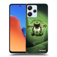 Silikónový čierny obal pre Xiaomi Redmi 12 4G - Život vlka