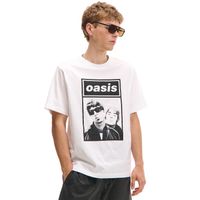 Cropp - Bela majica s potiskom Oasis - bela
