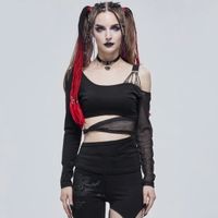 Damen Langarmshirt DEVIL FASHION L