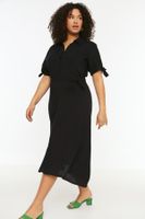 Női ruha Trendyol TBBSS22EL1603/blue