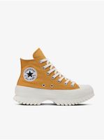 Hořčicové dámské kotníkové tenisky na platformě Converse Chuck Taylor All Star Lugged 2.0