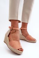 EVENTO Kényelmes női szandál Wedge Világos rózsaszín Dellia