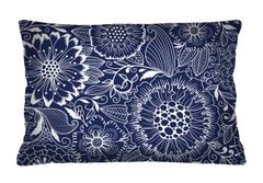 Bertoni Home Unisex's Rectangular Pillow Granada Navy Blue