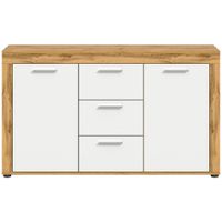 MID.YOU ŠIROKÁ KOMODA, dub wotan, 125/80/35 cm