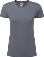 Dámské bavlněné měkčené tričko Slim fit Russell Barva: šedá convoy, Velikost: L Z155F