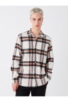 LC Waikiki Regular Fit Long Sleeve Plaid Men's Shirt Jacket