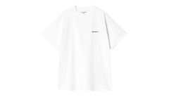 Carhartt WIP S/S Script Embroidery T-Shirt White Pánske - Tričká Carhartt WIP - Biela - I030435_00A_XX-S - Size: S