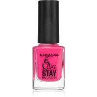 Dermacol 5 Day Stay dolgoobstojen lak za nohte odtenek 35 Pink Ride 11 ml