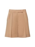 Jessica Pleated Wool Shorts