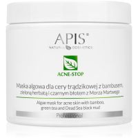 Apis Natural Cosmetics Acne-Stop Professional maska oczyszczająca i łagodząca do skóry tłustej ze skłonnością do trądziku 200 g