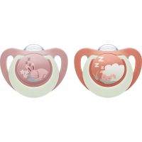 NUK First Choice Night 0-6m пустушка Bunny/Sheep 2 см