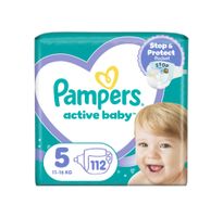 Pampers Active Baby detské plienky veľkosť 5, 11kg-16kg
