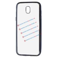 METALLIC Silicon ovitek Samsung Galaxy J7 2017 (J730) črn