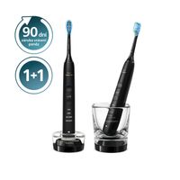 Sonicare Philips 9000 DiamondClean - Sonické Kartáčky S Aplikací A Nabíjecí Sklenička 1+1 - HX9914/54