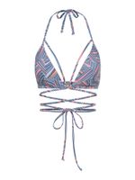 LSCN by LASCANA Bikini gornji dio 'Lisa'  golublje plava / nebesko plava / narančasta