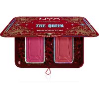 NYX Professional Makeup Bridgerton Royal Blush paleta fard de obraz culoare 03 The Queen 2x5 g