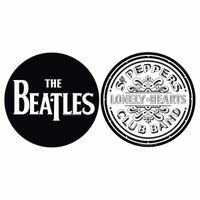 RAZAMATAZ - 2er Set Pads für Schallplattenteller - THE BEATLES - SGT. PEPPER DRUM