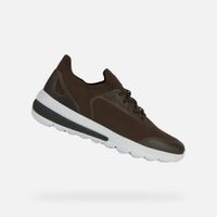 Khaki men's sneakers Geox Spherica actif - Men's