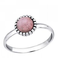 Olivie Strieborný prsteň RHODONITE 4413
