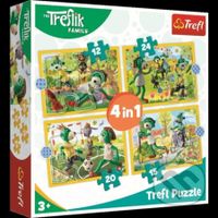 Treflíci: Zábava 4v1 - puzzle z kategorie 15 - 60 dílků