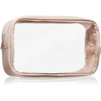 Notino Travel Collection Medium Clear Organizer átlátszó kozmetikai táska M Beige 24x12,5x5 cm 1 db