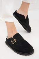 Soho Black Suede Women's Slippers 19847