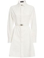 Baroque Brocade Poplin Mini Shirt Dress