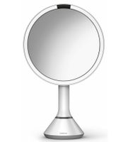 Simplehuman Zrcátko s dotykovým ovládáním intenzity osvětlení Dual Light bílé