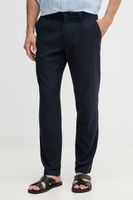 BOSS Orange pantaloni chinos pentru bărbați, din bumbac cu elastan Pleated
