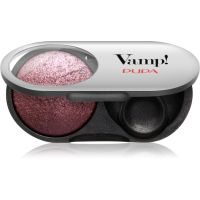 PUPA Milano Vamp! Radiant Baked Eyeshadow langanhaltender, schimmernder Lidschatten Farbton 104 - Deep Plum 1 g