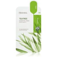 MEDIHEAL Essential Mask Teatree pomirjevalna tekstilna maska proti aknam 27 ml