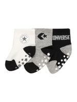 CONVERSE Čarape  siva melange / crna / bijela