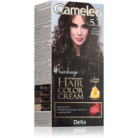 Delia Cosmetics Cameleo Omega permanentní barva na vlasy odstín 5.3 Light Golden Brown 1 ks