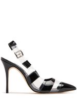 105mm Fabio Patent Leather & Pvc Pumps