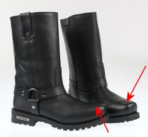 Herrenschuhe UNIK - Premium Leather - Black - BESCHÄDIGT 46