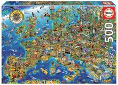 Šílená mapa Evropy