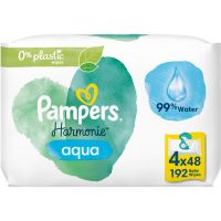 Pampers Harmonie Aqua vlažne maramice za djecu 4x48 kom