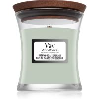 Woodwick Sagewood & Seagrass Duftkerze 85 g