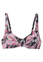 SUNSEEKER Bikini gornji dio  svijetloplava / roza / crna / bijela