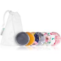 T-TOMI Make-up Removal Pads Set Soft 1 Week багаторазові косметичні диски для видалення макіяжу COLOUR + Laundry Wash Bag 7 кс
