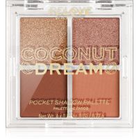 Revolution Relove Pocket Palette paletka očných tieňov odtieň Coconut Dream 4x0.72 g