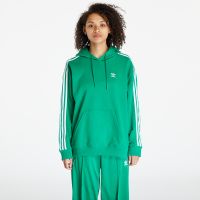 Bluza adidas Originals 3-Stripes Oversized Hoodie Green XS