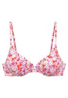 LASCANA Bikini gornji dio  maslinasta / ljubičasta / klasično crvena / bijela