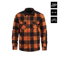 HORSEFEATHERS Technická bike košeľa Prom - burnt orange ORANGE velikost M