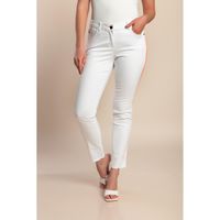 Skinny Jeans In Übergröße, Weiß