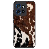 Silikónový čierny obal pre Motorola Edge 50 Neo - Rust