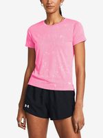 Under Armour UA Launch Splatter SS Póló Rózsaszín