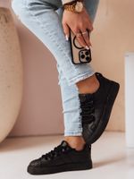 Sportowe sneakersy damskie SNEAKI czarne Dstreet